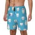 thumbnail image 2 of Haiem Cute Healthy Teeth Men'S Quick-Dry Swim Trunks: Comfortable Beach Shorts With Mesh Lining And Pockets - Ideal For Swimming And Sunbathing Xx-Large, 2 of 9
