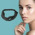 thumbnail image 3 of Unique Bargains 1 Pc Fashion Cross Elastic Hairband for Women Black, 3 of 6
