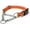 Orange, variant on Mighty Paw Martingale Dog Collar 2.0, Trainer Approved Limited Slip Collar with Stainless Steel Chain and Heavy Duty Buckle. Modified Cinch Collar for Gentle and Effective Pet Training