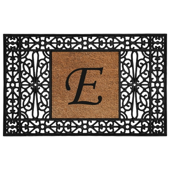 Duchess Monogram Doormat 30" x 48" (Letter E)