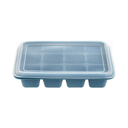 

Ice Cube Tray With Lid | Flexible Silicone Ice Cubes Maker | 12 Cells Reusable Square Ice Cube Molds For Whiskey Cocktails Vodka And Juice Beverages (4 Colors Optional)