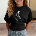 thumbnail image 4 of Chandails pour Garçons Filles T-Shirts Graphiques à Col Rond Filles Tenues d'Été Garçon Cadeaux Âge 7-8 Ans, 4 of 5