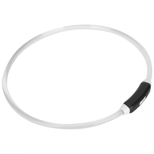 Bite Résistant LED Collier, Construit dans la Batterie Rechargeable Coffre-Fort et Serrure Conception en Plastique Souple DIY Chien LED Collier pour les Chiens Lumière Rouge, Lumière Jaune, Lumière Bleue, Lumière Verte, Rose