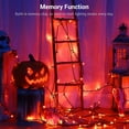thumbnail image 5 of Halloween Lights, 240 LED 78.74ft Orange Lights, Outdoor Halloween Mini Lights Connectable, 8 Modes Plug-in LED String Lights Waterproof with Timer for Outside Xmas Tree Decoration, 5 of 5