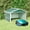 Green, variant on vidaXL Garden Shed Anthracite Galvanized steel Medium Durable