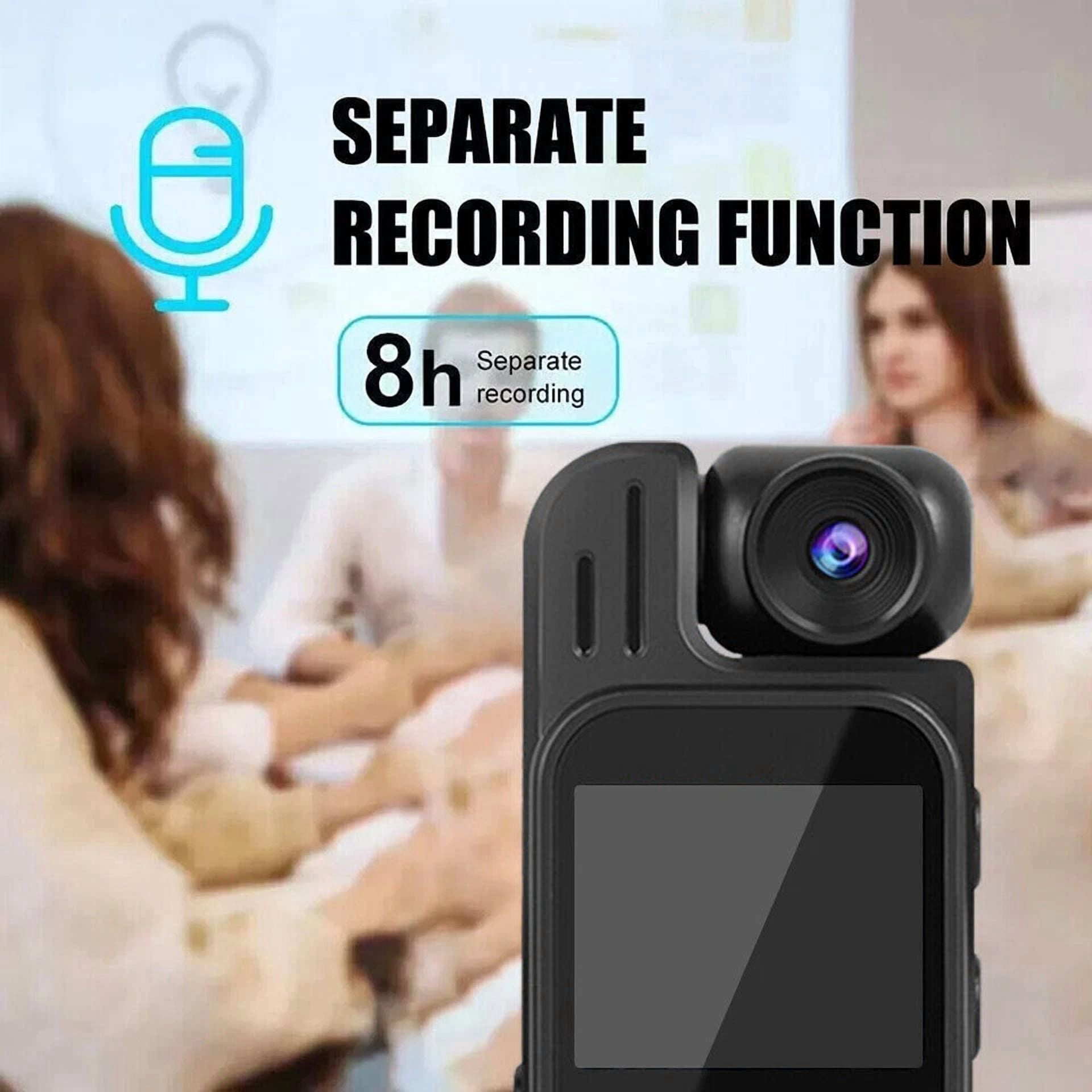 BUTTERFLY- 20 Hour 1080P Camcorder Mini Police Body Camera Hd 180° Video Dvr Ir Night Cam