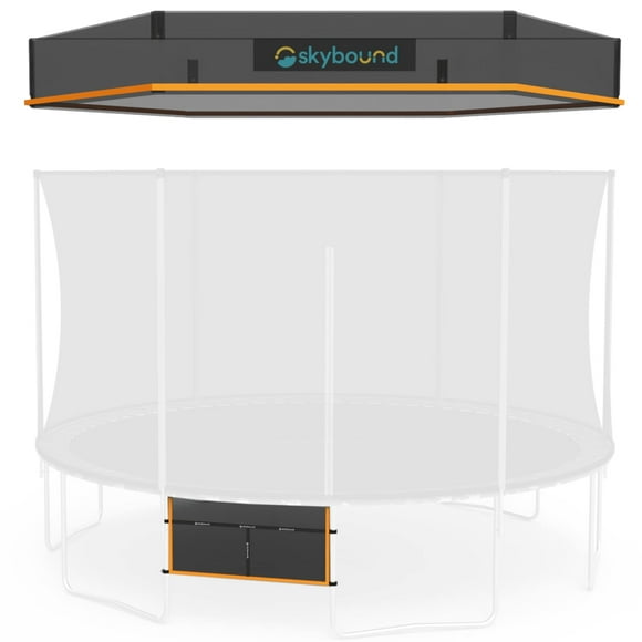 SkyBound Recreational Trampoline Cover - Tent for 14ft Round Outdoor Trampoline - Heavy Duty Sun Shade Covers for Straight-Pole Round Trampolines - Only Includes Top Cov