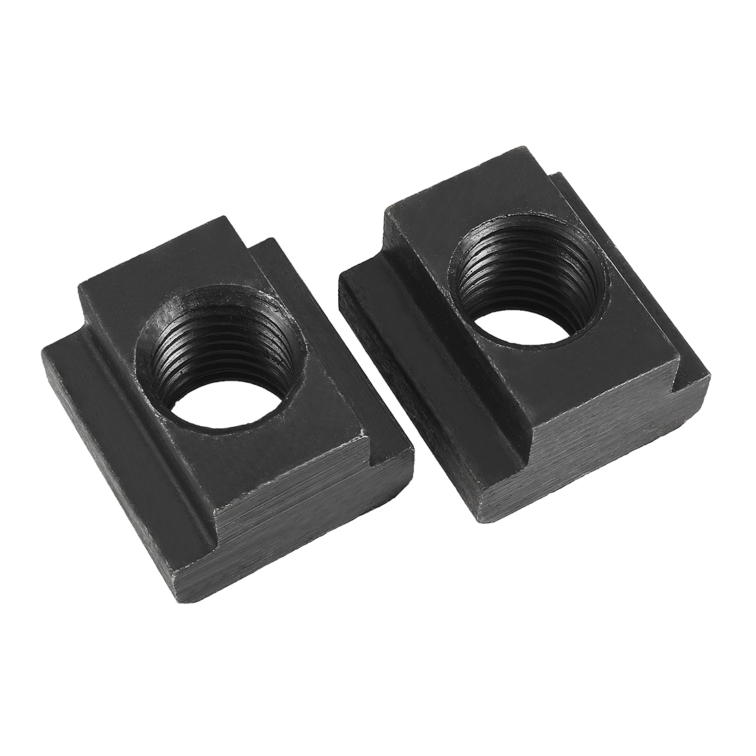 M16 Female Thread Steel TSlot Nut Grade 12.9 Tapped Through 2pcs