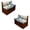 Beige-Butterfly Daisy Lily Flower, variant on SCRAWLGOD Camo Hunting Print Stretchable RV Dinette Cushions Slipcover, 2 Backrest Cover and 2 Bench Cover Non Slip Soft RV Dinette Booth Cushions Slipcover