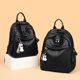 thumbnail image 4 of Mochila de cuero genuino de lujo para mujer, bolso escolar de cuero de vaca suave de diseñador de moda para mujer, bolsos de viaje de gran capacidad, mochila, 4 of 5