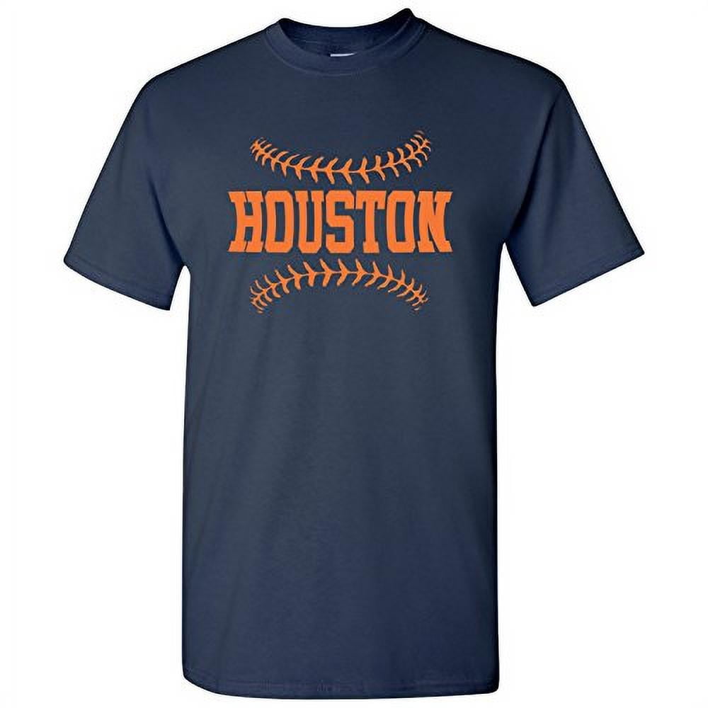 Houston Astros Youth Distressed Logo T-Shirt - Navy Blue