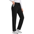 thumbnail image 2 of Fantaslook Women Joggers Pants High Waisted Drawstring Tapered Sweatpants Pleated Workout Lounge Pants with Pockets, 2 of 8