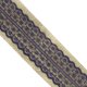 thumbnail image 3 of Casa Yute Fibra De Encaje Vacaciones Celebración Ornamento Arpillera Rollo De Color Cinta Marrón, azul marino Unique Bargains cintas, 3 of 4
