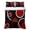 Red Black, variant on Full Quilt Set 78''x90'', Eucalyptus Flower Lightweight Bedspread Coverlet Set with 2 Pillow Shams, Sage Green Botanical Boho Leaf Pink Breathable All Season Quilt Bedding for Bedroom/Guest Room