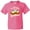 Neon Pink, variant on Inktastic Hanukkah Funny Here for Latkes Youth T-Shirt