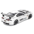 thumbnail image 4 of Toyota Supra "Top Secret" GT300 RHD (Right Hand Drive) Silver Chrome 1/64 Diecast Model Car by Pop Race, 4 of 6