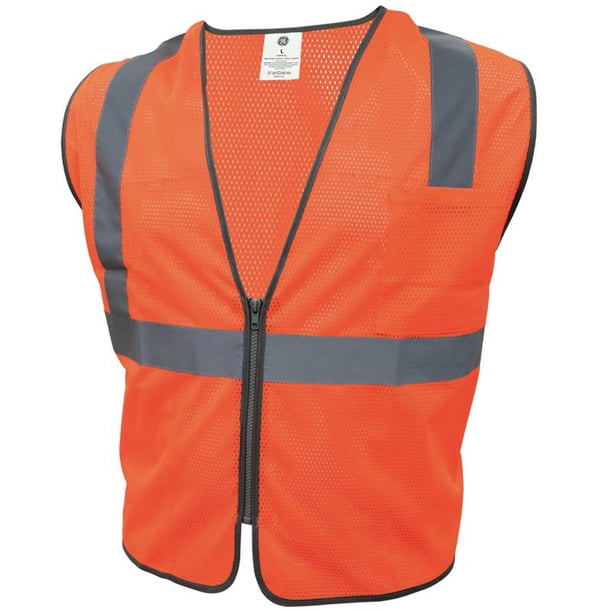Chaleco de seguridad General Electric Reflectivo Naranja Talla L