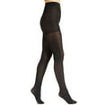 thumbnail image 2 of Berkshire Luxe Opaque Control Top 40 Denier Microfiber Leg Tights, Black, 4741, 2 of 2