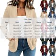 thumbnail image 4 of Cardigans for Women, Long Sleeve Knit Sweaters with Ribbed Texture & Pockets, Loose Casual Outerwear, Trendy Layering Fall Wear | VerBelle,Black L, 4 of 8