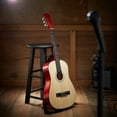 thumbnail image 5 of Ashthorpe 38-Inch Beginner Acoustic Guitar - Natural, Complete Starter Kit with Gig Bag, Extra Strings, Strap, and Lessons, 5 of 8
