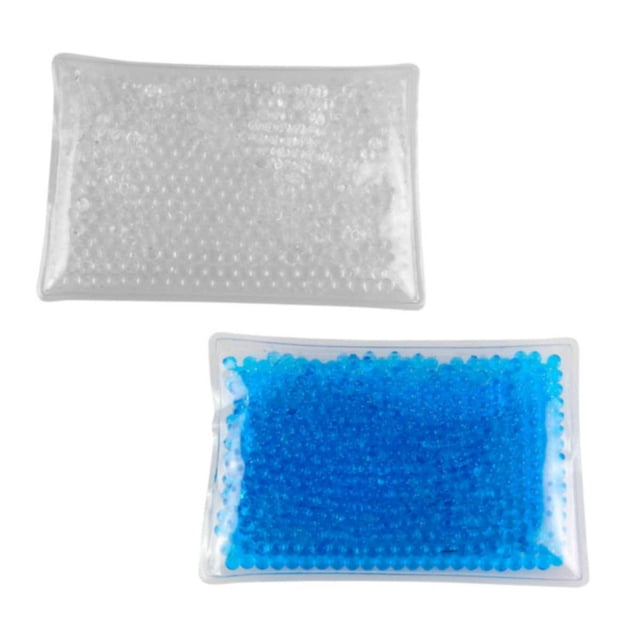 Paquete 80 piezas Compresa de gel frío/calor reutilizable blanco 14 x 10