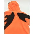 thumbnail image 4 of StylesILove Baby Toddler Halloween Fleece Chic Pumpkin Costume Hooded Romper (70/6-9 Months), 4 of 6