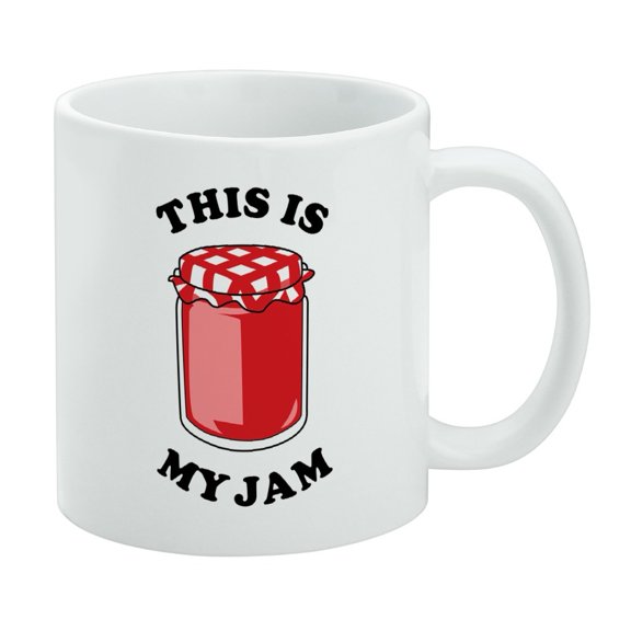 This is My Jam Jelly Funny Humor White Mug