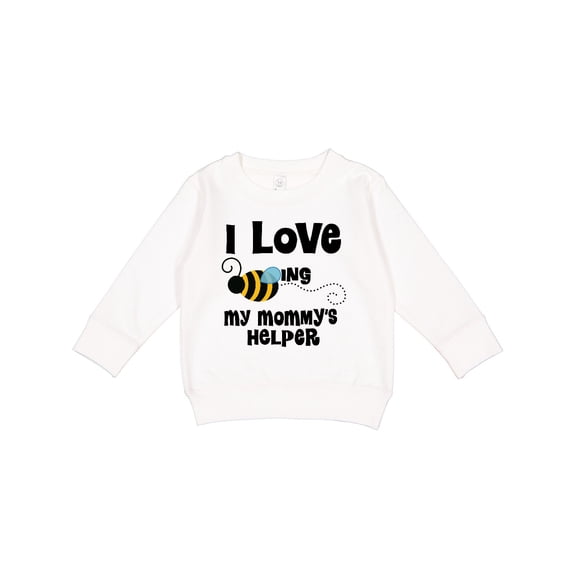 Inktastic My Mommy's Helper Little Bee Kids Toddler Sweatshirt