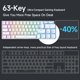 thumbnail image 2 of Teclado mecánico inalámbrico para juegos DIERYA DK63 60%, 2 of 7