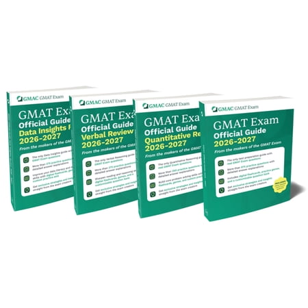 GMAT Official Guide 2026-2027 Bundle: Books + Online Question Bank, (Paperback)