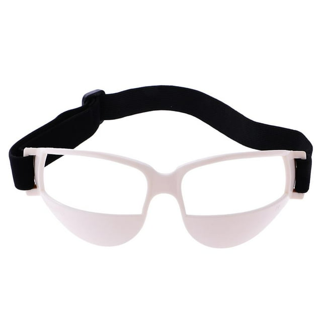 Almencla Adjustable Dribble Specs Glasses Goggles Basketball Sports Handling Training Aid White