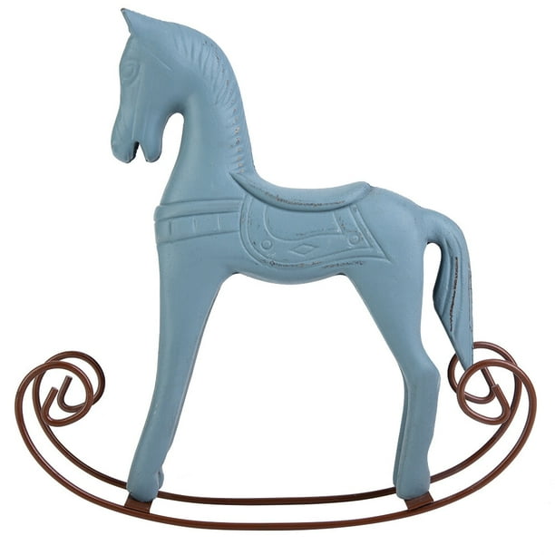 Caballo balancín de madera hecho a mano, Caballo balancín de madera hecho a mano Caballo balancín pintado Caballo balancín meticulosamente diseñado
