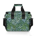 thumbnail image 7 of FORMRS Insulated Cooler Bag 24 Cans Capacity Soft Leakproof Lunch Box with Side Pockets, Blue Wildflower Pattern, 7 of 7