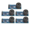 thumbnail image 4 of Passive Buzzer Module Buzzer Alarm Module Low Level Trigger Pre Hole Compact 5PCS 33V-5V for DIY Alerter, 4 of 8