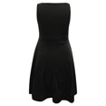 thumbnail image 4 of Vedolay Dresses for Women's Retro Ruffle Style Slim Work Pencil Dress,Black XL, 4 of 4
