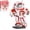 RED, variant on Space Astronaut Mini Building Set, Pink Micro Blocks Small Toys Building Kit with Stand for Home and Office Decor, Creative Gifts for Adults Teens Space Model Collector, 570 Pieces
