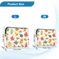 thumbnail image 4 of FORMRS 13"-13.3" Laptop Sleeve Protective Case Soft Carrying Quilted Computer Bag Cover, Green Leaves, 4 of 7