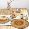 thumbnail image 5 of SLYNSHome 16 Pieces Food Plates Party Supplies,Camping Wood Grain Slice Paper Plates Disposable Dinnerware for Forest Themed Party Decorations - 9 inch, 5 of 6
