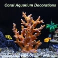 thumbnail image 4 of Unique Bargains Artificial Coral Decor Coral Decorations for Aquarium Resin Coral Ornaments 7.48"x2.36"x9.45" Orange, 4 of 6