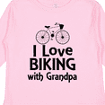 thumbnail image 4 of Inktastic I Love Biking with Grandpa Boys or Girls Long Sleeve Toddler T-Shirt, 4 of 5