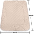 thumbnail image 4 of Funda de colchón Utopia Bedding acolchada, tamaño queen, color beige, 4 of 7