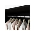 LivelyLodge Modern 2Door Wooden Armoire Wardrobe Closet with Hanging