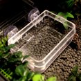 thumbnail image 1 of Cuenco de reptiles equipo de suministro de agua Cuenco de cebo Cuenco de alimentos para reptiles cuenco de alimentación de gusanos transparente para colocar larvas de cebada ANGGREK Otros, 1 of 8