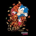 thumbnail image 2 of Men's Sonic the Hedgehog I'm Outta Here! Graphic T-Shirt, 2 of 5
