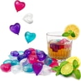 thumbnail image 1 of cubeta de hielo reutilizable, 40 cubitos de hielo de plástico, de congelación rápida y fácil de limpiar, cubos de hielo falsos para hacer bebidas frías y atractivas, bolsas de almuerzo, enfrires, 1 of 1