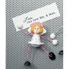 Weddingstar 8625-31 Love the New Mr. & Mrs. Confetti Cards- Fuschia- pack of 48