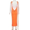 thumbnail image 3 of Vestido largo sin espalda, vestido ajustado sexy con tirantes finos para mujer, vestido largo de fiesta y playa, trajes de verano, 3 of 3
