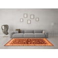 thumbnail image 3 of Ahgly Company Indoor Rectangle Oriental Orange Industrial Area Rugs, 5' x 7', 3 of 4