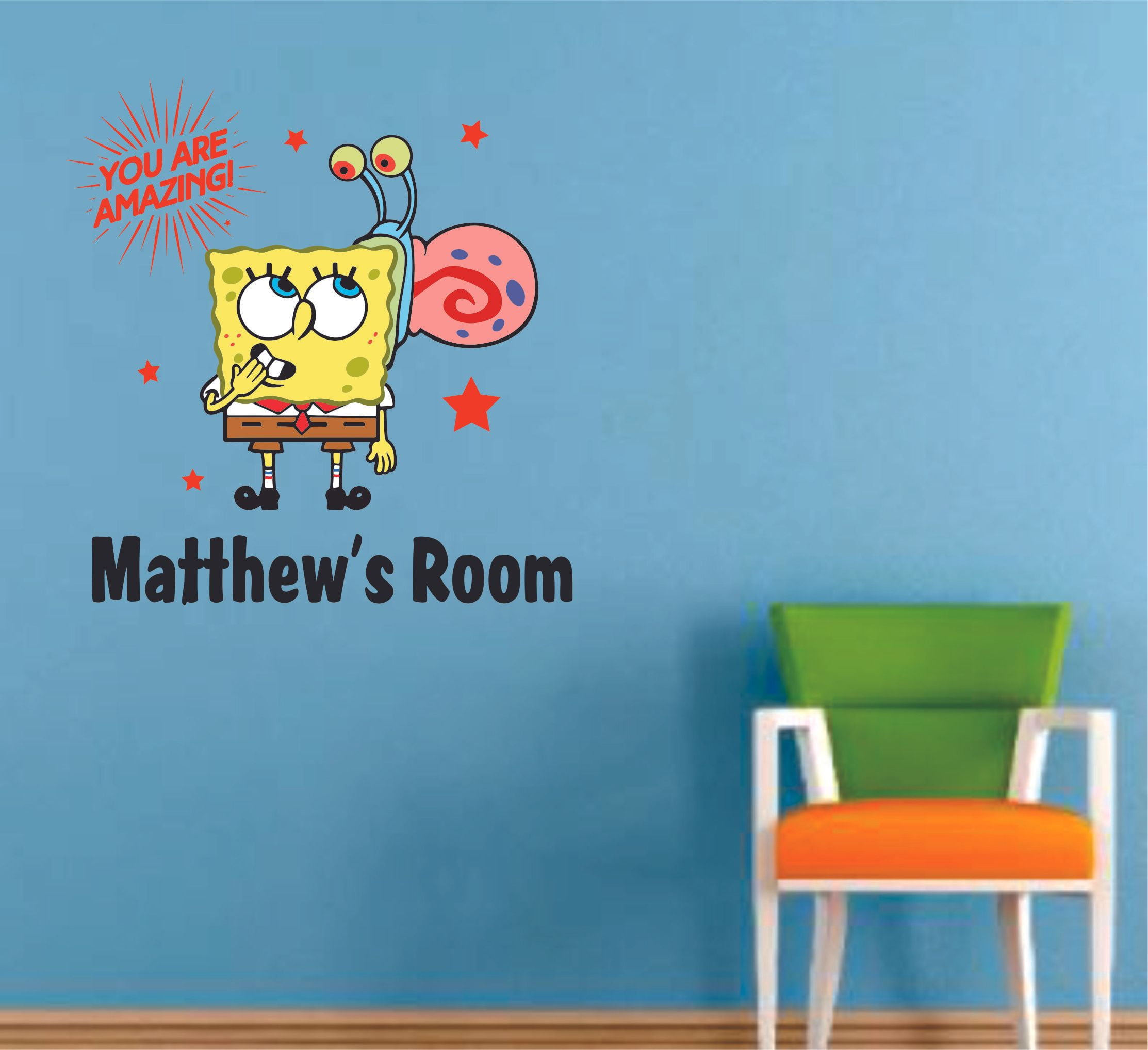Personalized Name Wall Sticker Boys Girls Name Decal Kids Room Decoration Vinyl 