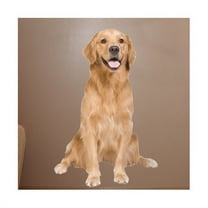 Wallhogs Golden Retriever Cutout Wall Decal